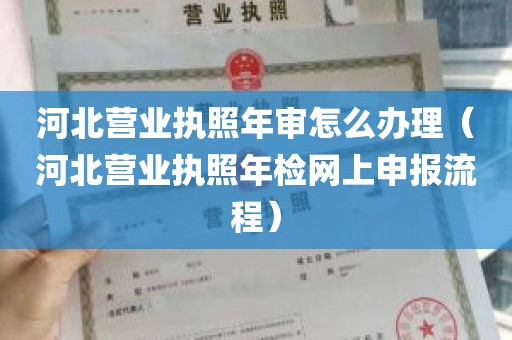 营业执照网上年检流程 营业执照网上年检流程是怎样的